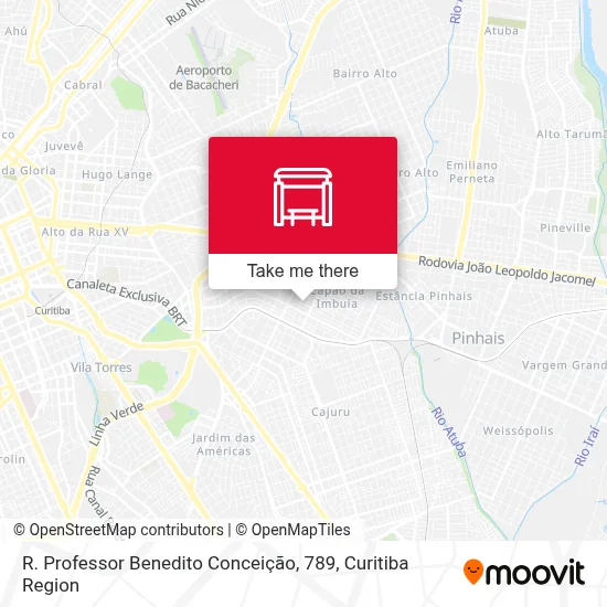 R. Professor Benedito Conceição, 789 map