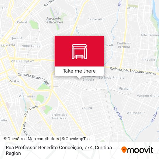 Mapa Rua Professor Benedito Conceição, 774