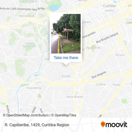 R. Capiberibe, 1429 map