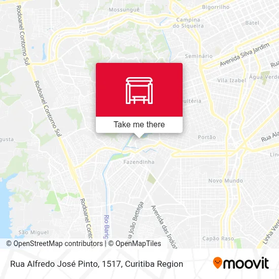 Rua Alfredo José Pinto, 1517 map