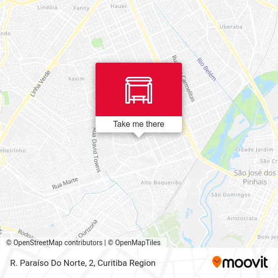 R. Paraíso Do Norte, 2 map