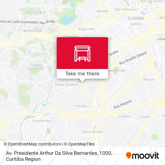 Av. Presidente Arthur Da Silva Bernardes, 1000 map