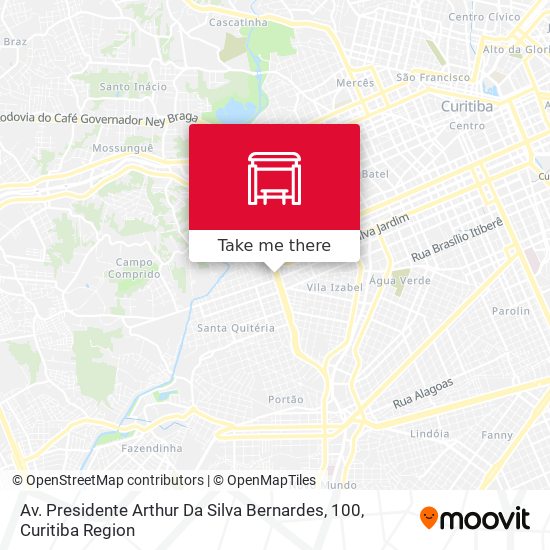 Av. Presidente Arthur Da Silva Bernardes, 100 map