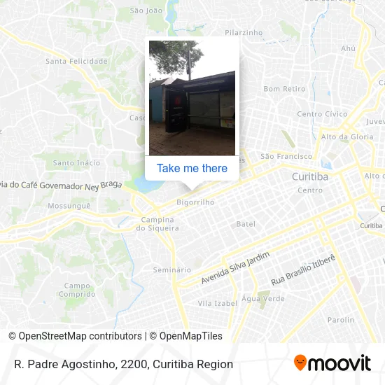 R. Padre Agostinho, 2200 map