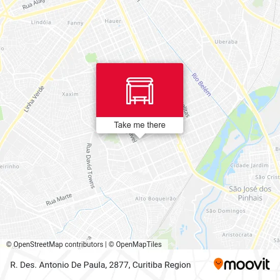 R. Des. Antonio De Paula, 2877 map