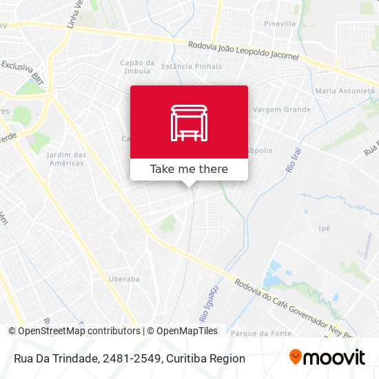 Rua Da Trindade, 2481-2549 map