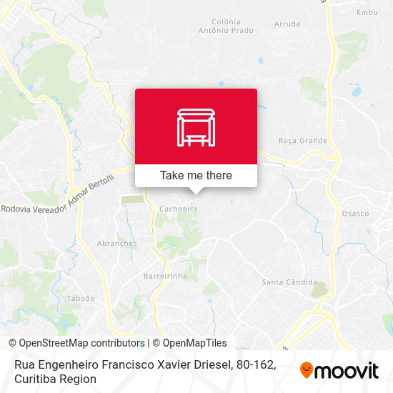Rua Engenheiro Francisco Xavier Driesel, 80-162 map