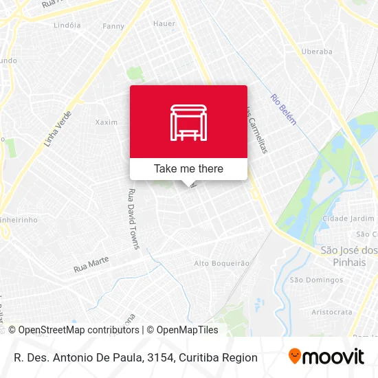 R. Des. Antonio De Paula, 3154 map