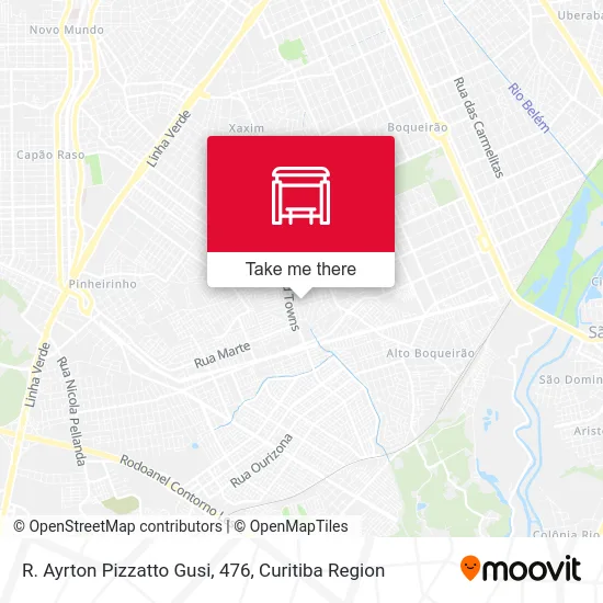 R. Ayrton Pizzatto Gusi, 476 map