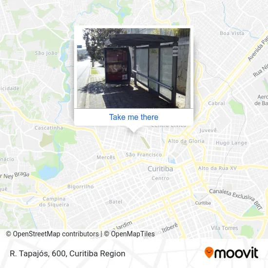 R. Tapajós, 600 map