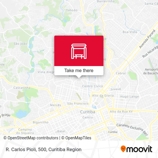 R. Carlos Pioli, 500 map