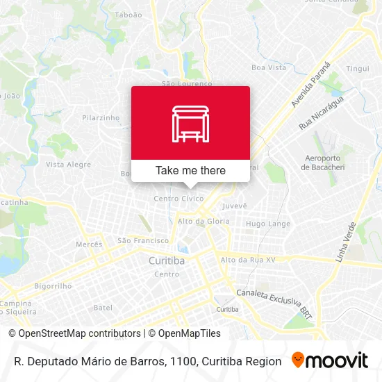 R. Deputado Mário de Barros, 1100 map