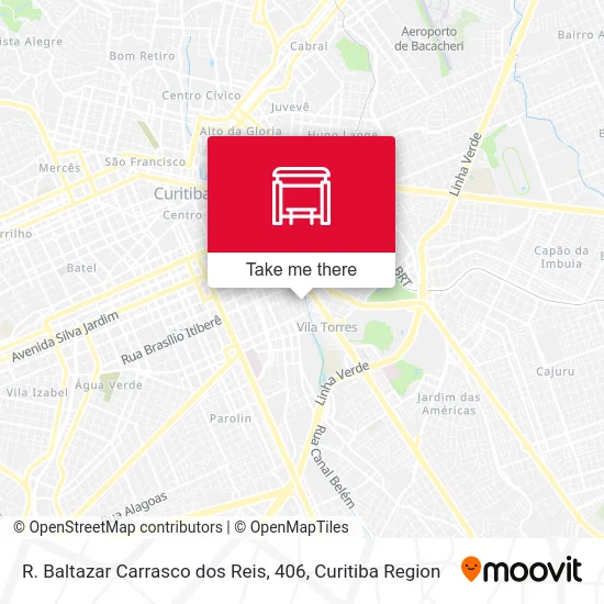 R. Baltazar Carrasco dos Reis, 406 map