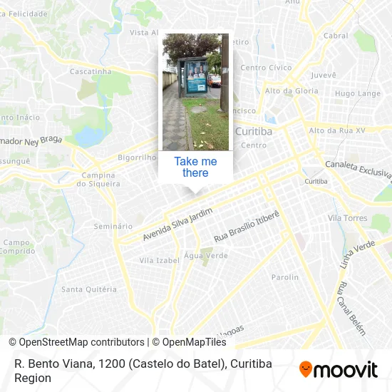 R. Bento Viana, 1200 (Castelo do Batel) map