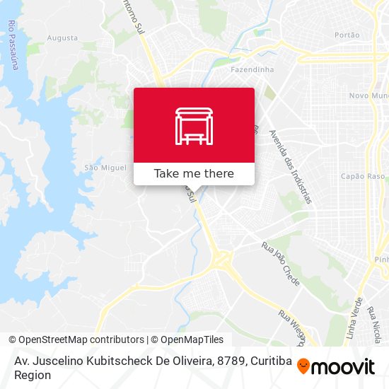 Av. Juscelino Kubitscheck De Oliveira, 8789 map