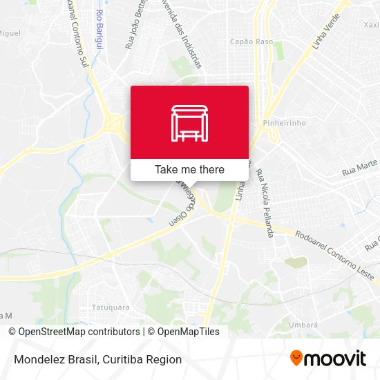Mondelez Brasil map