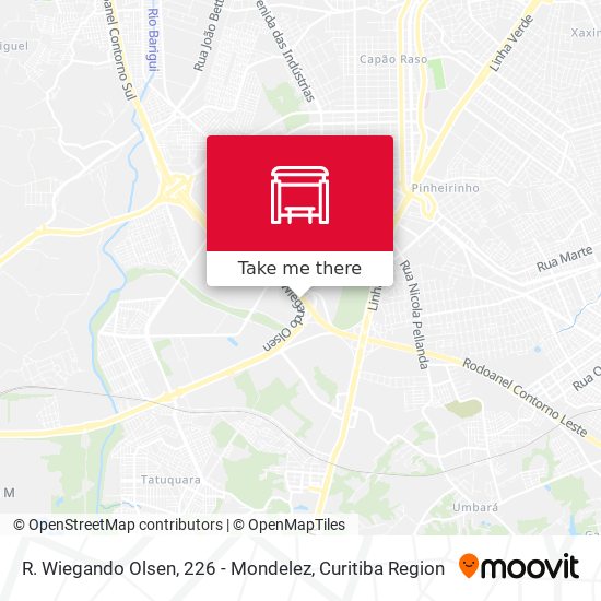 Mapa R. Wiegando Olsen, 226 - Mondelez