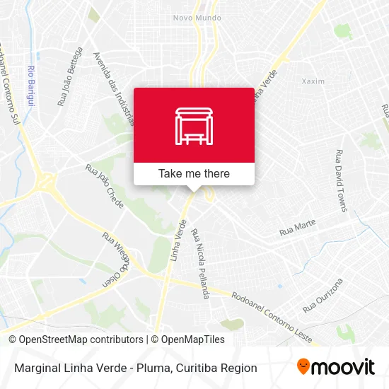 Marginal Linha Verde - Pluma map