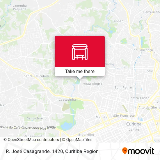 R. José Casagrande, 1420 map
