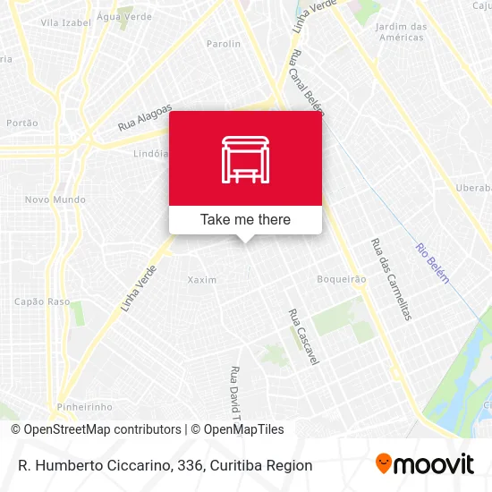 R. Humberto Ciccarino, 336 map