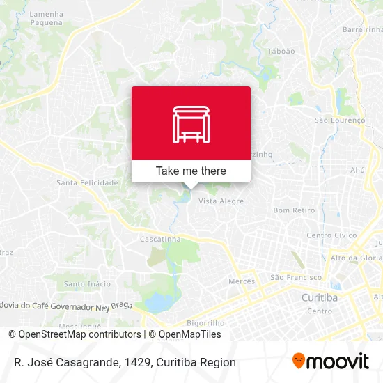 R. José Casagrande, 1429 map