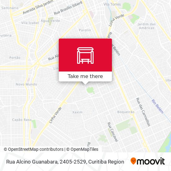 Mapa Rua Alcino Guanabara, 2405-2529