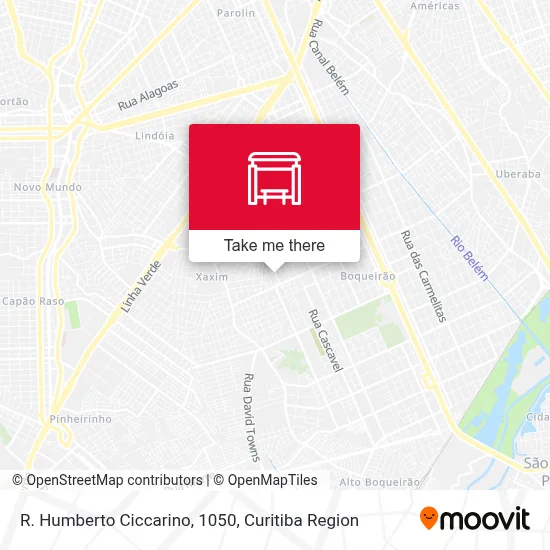 R. Humberto Ciccarino, 1050 map