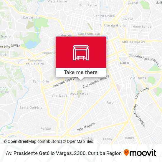 Mapa Av. Presidente Getúlio Vargas, 2300