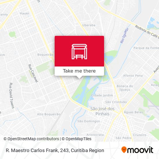 R. Maestro Carlos Frank, 243 map