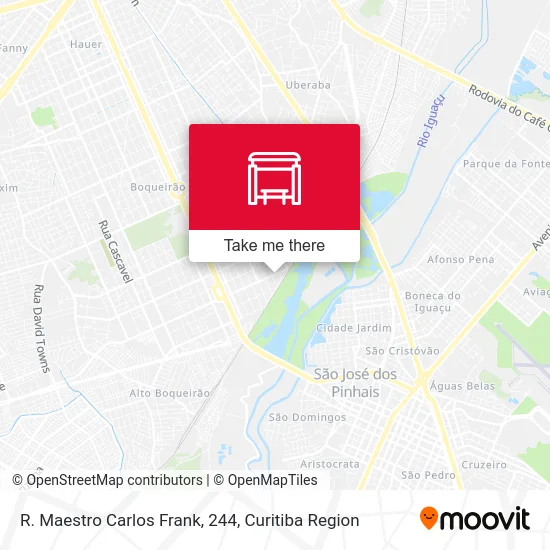 R. Maestro Carlos Frank, 244 map