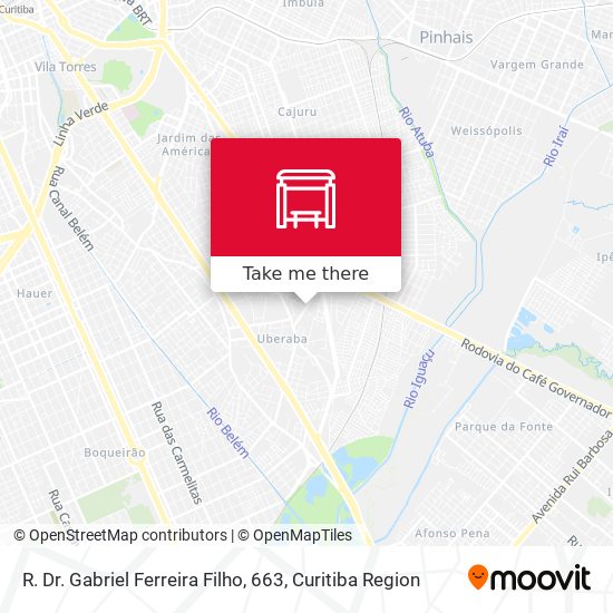 R. Dr. Gabriel Ferreira Filho, 663 map