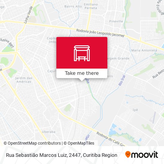 Rua Sebastião Marcos Luiz, 2447 map