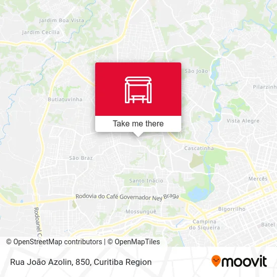 Rua João Azolin, 850 map
