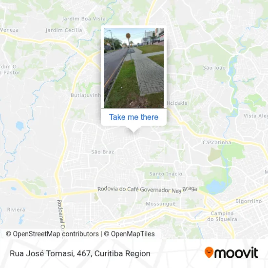 Rua José Tomasi, 467 map