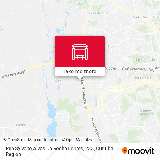 Mapa Rua Sylvano Alves Da Rocha Loures, 233