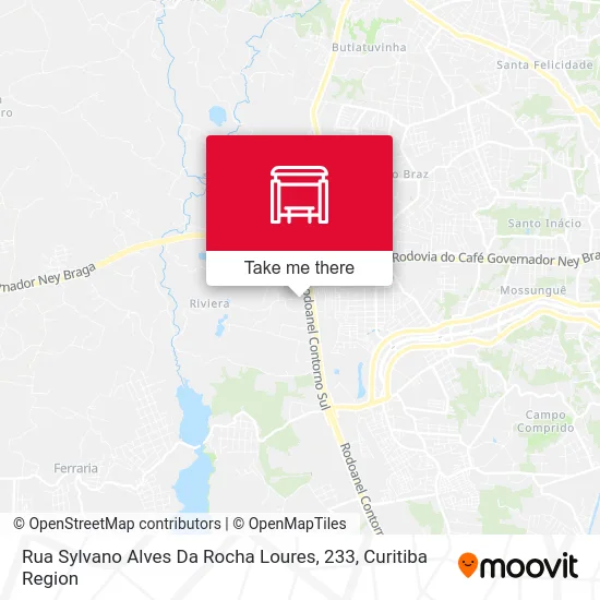 Rua Sylvano Alves Da Rocha Loures, 233 map