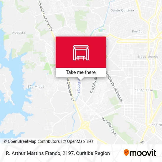 R. Arthur Martins Franco, 2197 map