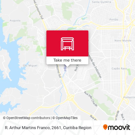 R. Arthur Martins Franco, 2661 map