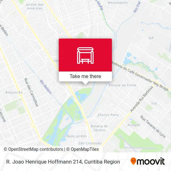 R. Joao Henrique Hoffmann 214 map