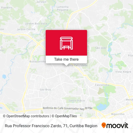 Rua Professor Francisco Zardo, 71 map