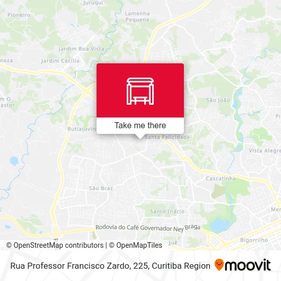 Rua Professor Francisco Zardo, 225 map