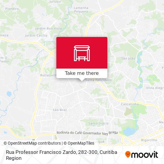 Rua Professor Francisco Zardo, 282-300 map