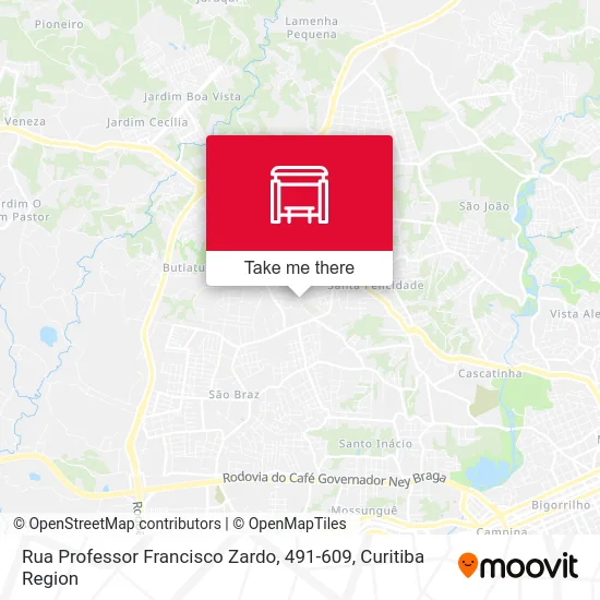 Rua Professor Francisco Zardo, 491-609 map