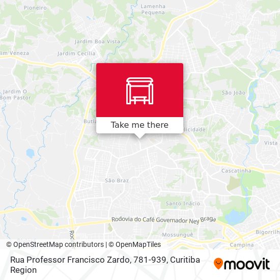 Rua Professor Francisco Zardo, 781-939 map
