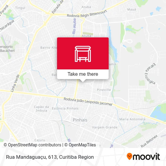 Rua Mandaguaçu, 613 map