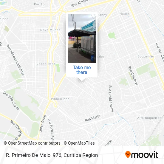 R. Primeiro De Maio, 976 map