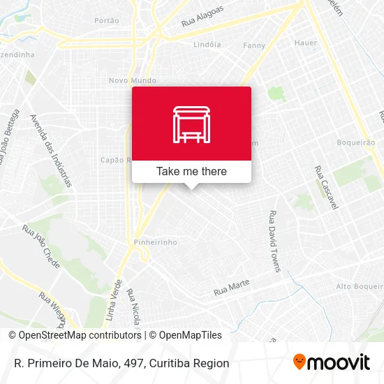 R. Primeiro De Maio, 497 map