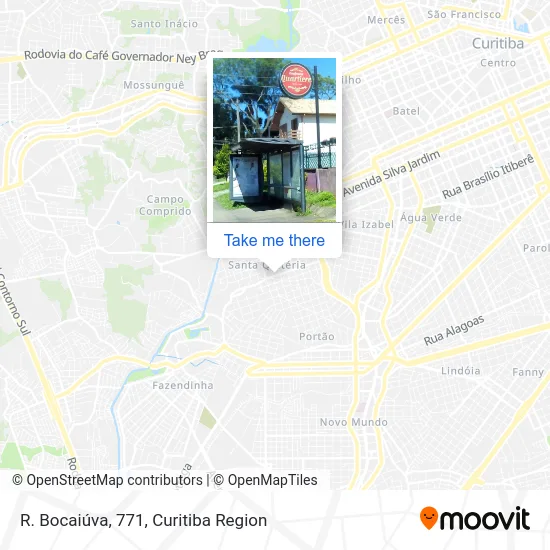 R. Bocaiúva, 771 map