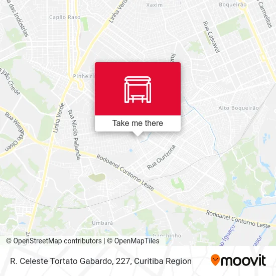 R. Celeste Tortato Gabardo, 227 map