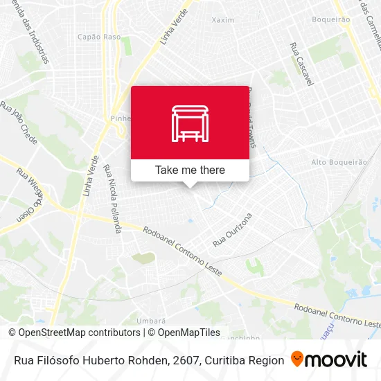 Rua Filósofo Huberto Rohden, 2607 map